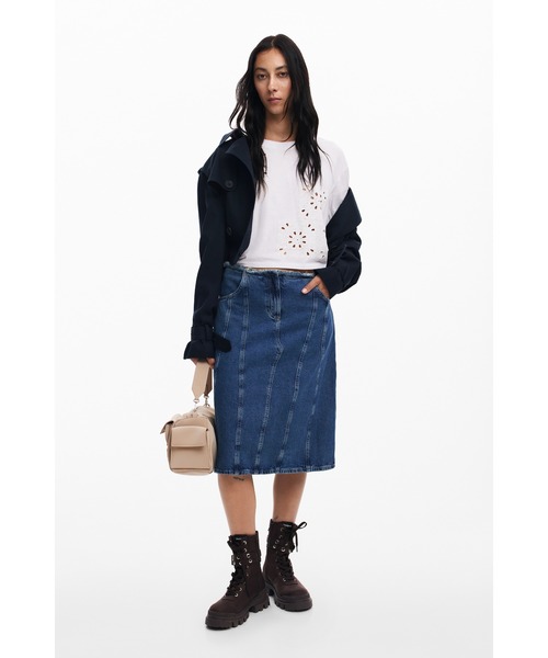 「Desigual」 半袖シャツ X-SMALL ブラック レディース_画像3