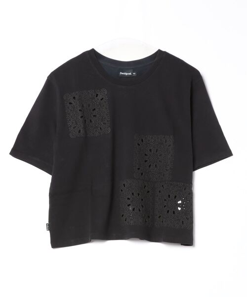 「Desigual」 半袖シャツ X-SMALL ブラック レディース_画像6