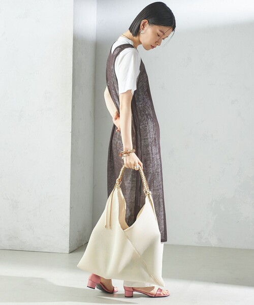「LE VERNIS」 ハンドバッグ ONE SIZE ナチュラル レディース_画像5