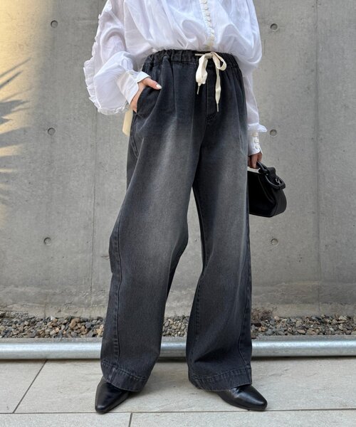 「CIAOPANIC TYPY」 デニムパンツ X-LARGE ブルー レディース_画像4