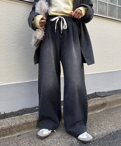 「CIAOPANIC TYPY」 デニムパンツ X-LARGE ブルー レディース_画像7