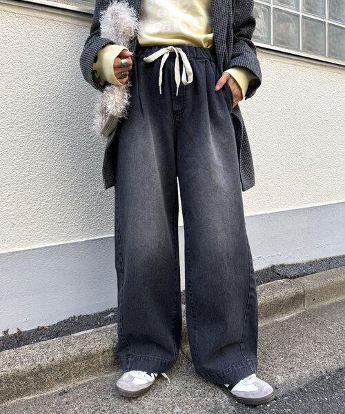 「CIAOPANIC TYPY」 デニムパンツ X-LARGE ブルー レディース_画像9