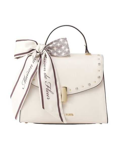 Maison de FLEUR（メゾンドフルール） ハンドバッグ スタッズフラップ