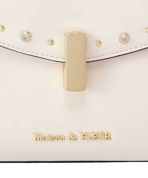 Maison de FLEUR（メゾンドフルール） ハンドバッグ スタッズフラップ