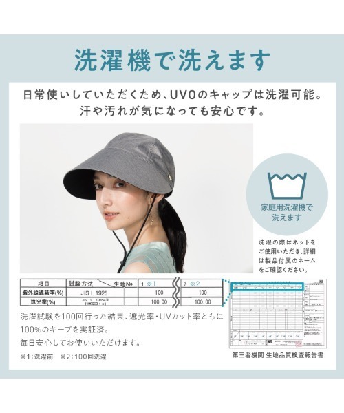 「UVO」 キャップ FREE ブラック レディース_画像7