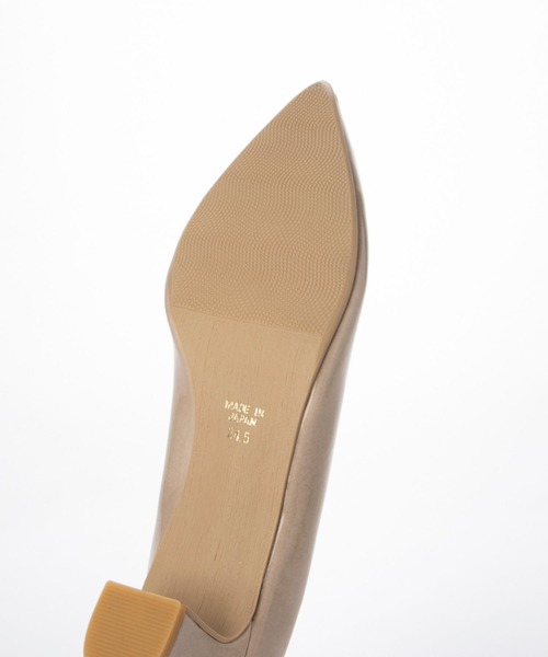 「Launa lea」 パンプス 24.0cm グレイッシュベージュ レディース_画像8