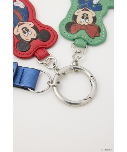 Disney SERIES CREATED by MUS キーホルダー MD DENIM STYLE F/LEATHER