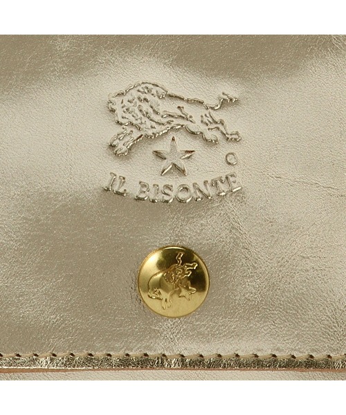 イルビゾンテ　二つ折り財布　ミディアムウォレット　ヌメ IL BISONTE（イルビゾンテ） 二つ折り 二つ折り財布 財布 IL BISONTE