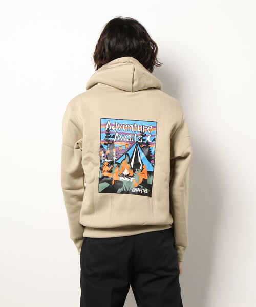 STYLEBLOCK パーカー 裏起毛プリントスウェットパーカー メンズ