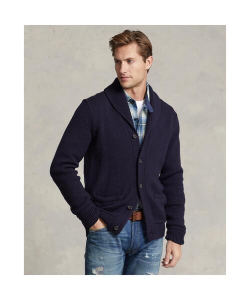 ポロラルフローレン　美品メンズポニー刺繍カーディガン　現行　XL 大きいサイズ siezeXL RALPH LAUREN カーディガン ビッグポニー メンズ - メルカリ