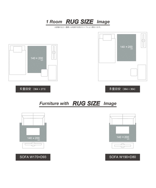 ACME Furniture（アクメファニチャー） ラグ ラグマット GLENOAKS RUG