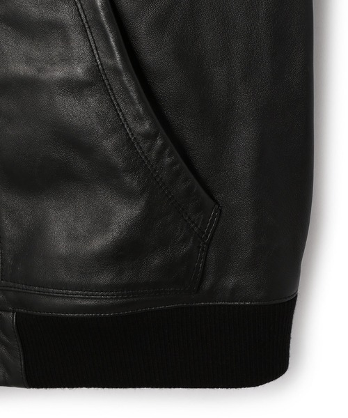 Schott パーカージャケット Mサイズ Schott N.Y.C 革ジャン ライダース Schott/ショット/LEATHER
