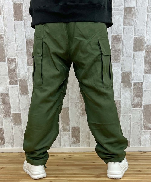 TopIsm スウェットパンツ ジャージ ドレープワイドカーゴパンツ