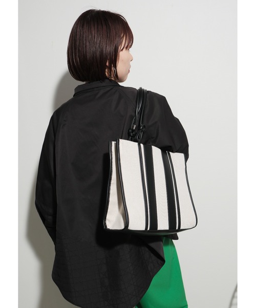 PORTER トートバッグ ドラム型 バッグ キャンバス ストライプ 楽天市場】PORTER(ポーター) ストライプ トートバッグ 白