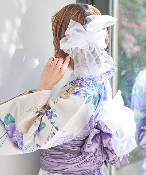 ふんわりシフォンリボンヘアピン レディース | Dita