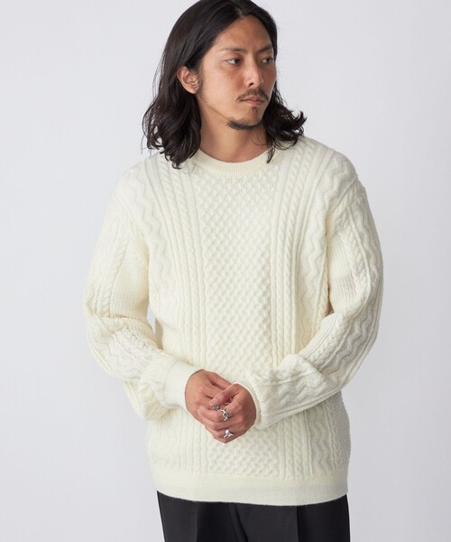 WTAPS バーズアイ クルーネックセーター　アランニット 2025年最新】wtaps aranの人気アイテム - メルカリ