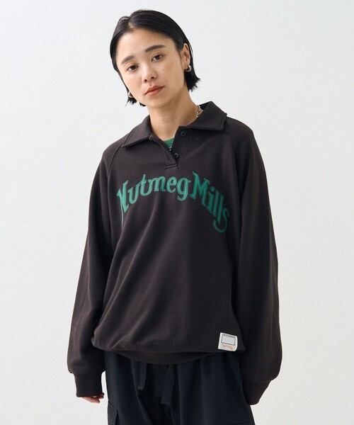 FREAK'S STORE トレーナー スウェット NUTMEG MILLS 襟付き