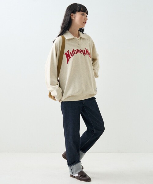 FREAK'S STORE トレーナー スウェット NUTMEG MILLS 襟付き