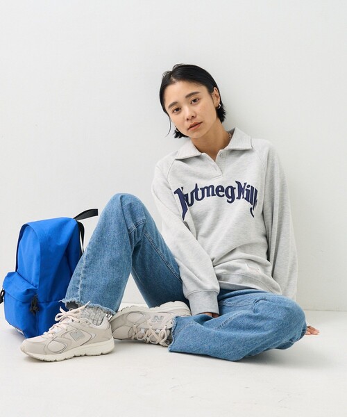 FREAK'S STORE トレーナー スウェット NUTMEG MILLS 襟付き