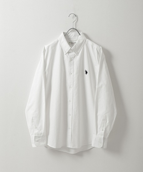 ブラウス シャツ U.S. POLO ASSN 長袖 ボタンダウン レギュラーサイズ シャツ レディース メンズ セール】U.S. POLO ASSN 長袖 ボタンダウン レギュラーサイズ
