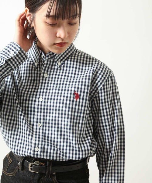 U.S. POLO ASSN. シャツ 「U.S.POLOASSN.」 オックスフォード