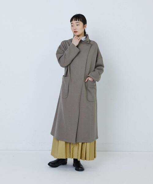 LOISIR ロワズィール　Aラインロングダッフルコート ベージュ　ウール LOISIR ロワズィール Aラインロングダッフルコート ベージュ ウール