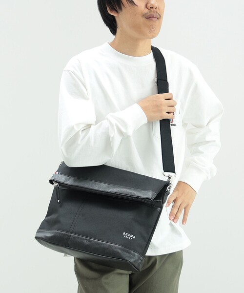 BEAMS HEART（ビームス ハート） ショルダーバッグ シャンブレー 杢