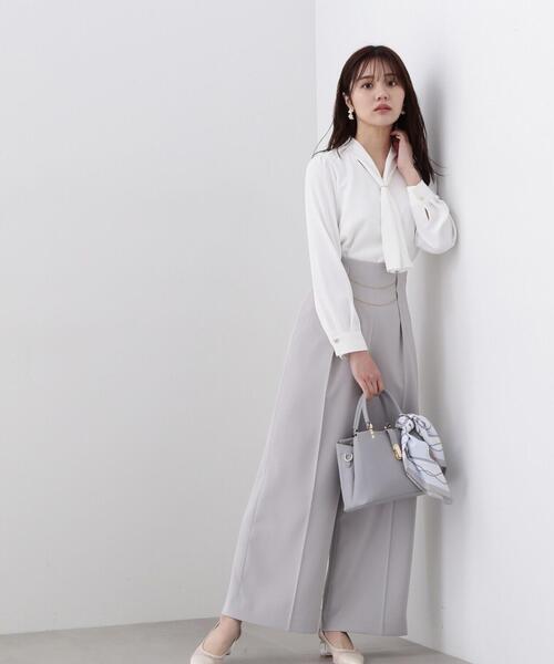 シャツ ブラウス リングボウタイブラウス / 1214110202 レディース  