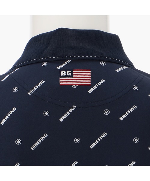 新品　BRIEFING MONOGRAM POLO ポロシャツ　Lサイズ ポロシャツ 「ブリーフィングゴルフ」MENS MONOGRAM POLO