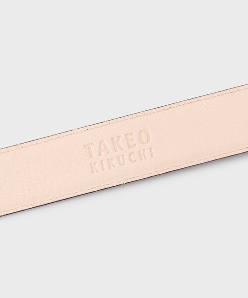 TAKEO KIKUCHI ベルト 「Made in JAPAN」フリコバックル ドレス