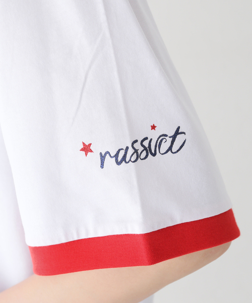 Tシャツ・カットソー RASSVET BRACELET TEE SHIRT KNIT (49764) Rassvet Bracelet Knit T-Shirt in White | SVD USA