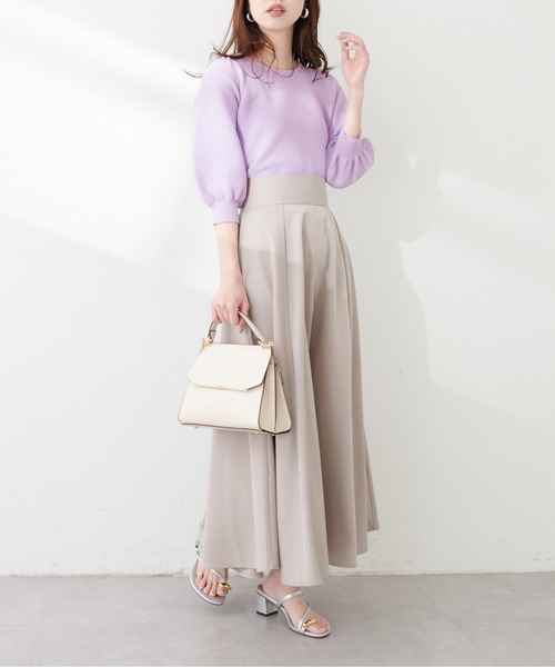 natural couture ニット レディース ぽわ袖ポリニット : ZOZOTOWN