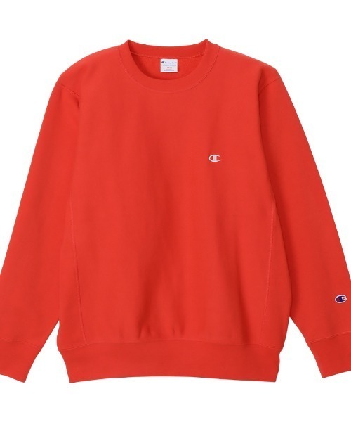 【CHAMPION】CロゴFrench Terryクルーネックスウェットシャツ Champion トレーナー スウェット REVERSE WEAVE French Terry