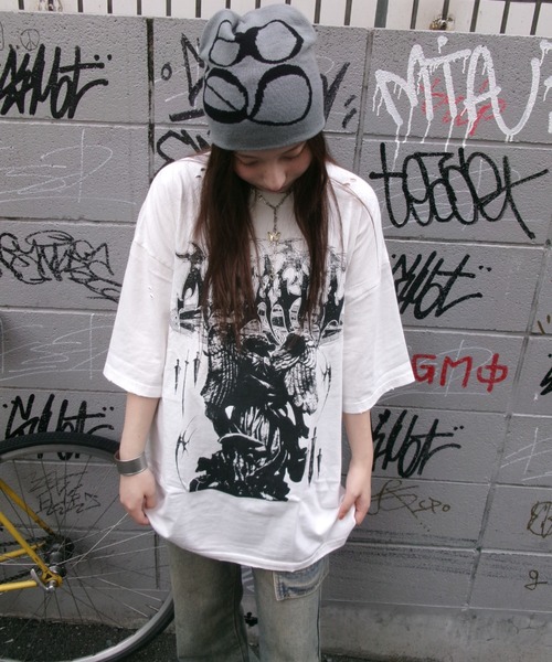 【mahagrid】25SS★ GRUNGE DOODLE TEE Mahagrid Selection] GRUNGE DOODLE CAP Now Available
