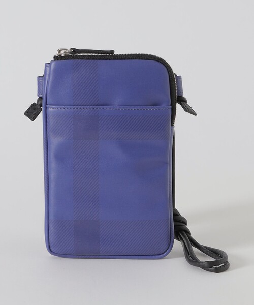 CB CRESTBRIDGE チェック ショルダーバッグ ブルーレーベル クレストブリッジチェックキャンバスショルダー（バッグ）｜BLUE