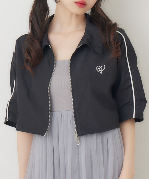 Emsexcite ブラウス シャツ ZIPショートSH レディース