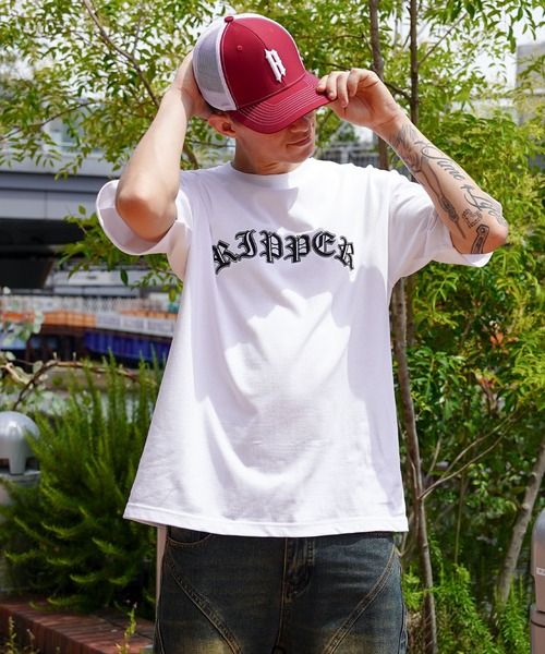 RIPPER tシャツ 「RIPPER」オールドイングリッシュ カレッジロゴ