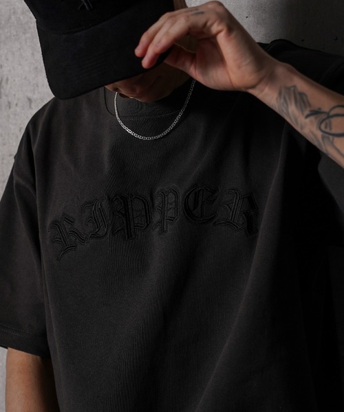 RIPPER tシャツ 「RIPPER」オールドイングリッシュ カレッジロゴ