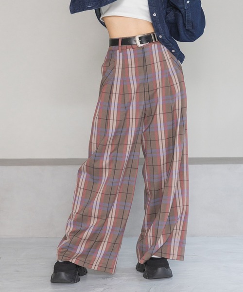 PAGEBOY（ページボーイ） スラックス パンツ タックスラックス