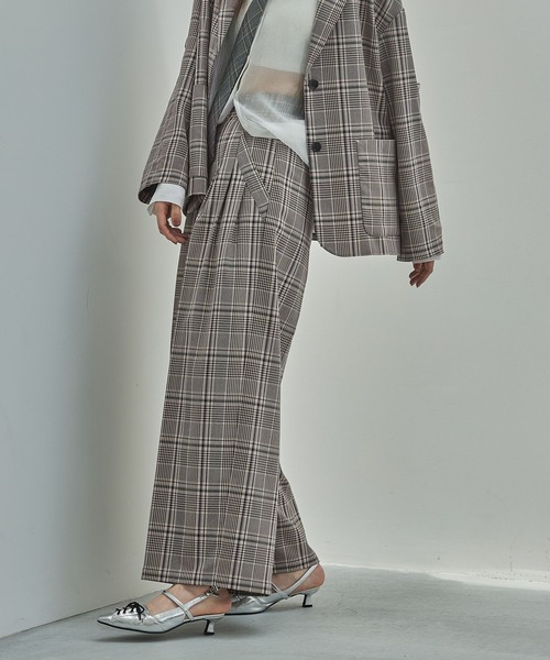 PAGEBOY（ページボーイ） スラックス パンツ タックスラックス