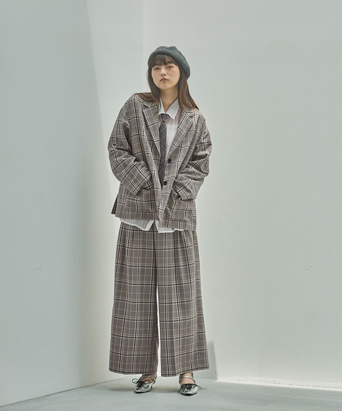 PAGEBOY（ページボーイ） スラックス パンツ タックスラックス