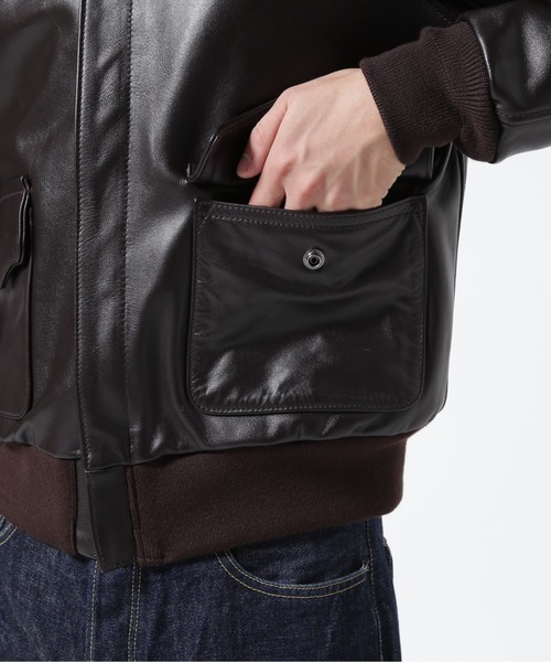 ミリタリージャケット モッズコート A-2 PLANE / A-2 プレーン / AVIREX / アヴィレックスの画像