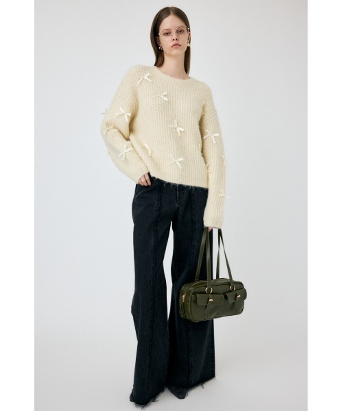 MOUSSY（マウジー） ニット セーター 「WEB限定」RIBBON FANCY ニット