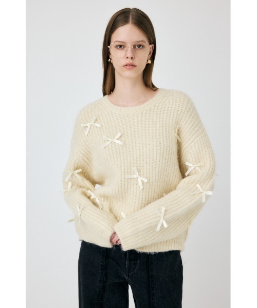 MOUSSY（マウジー） ニット セーター 「WEB限定」RIBBON FANCY ニット