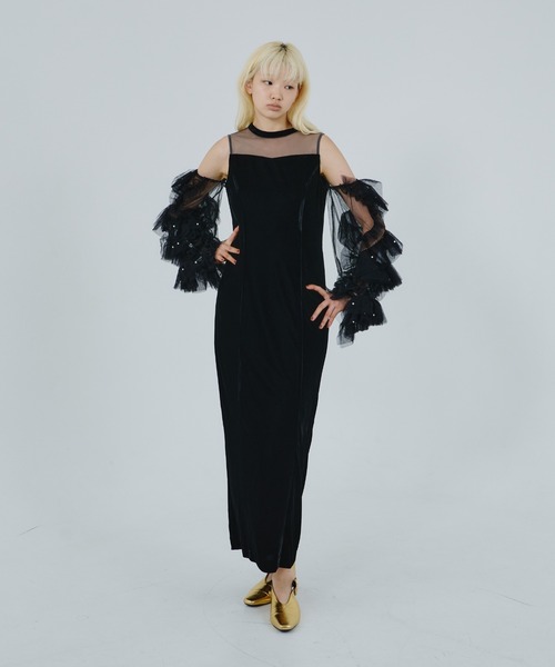新品未使用　andresd  detached sleeve dress ANDRESD ドレス detached sleeve dress ディタッチドスリーブ
