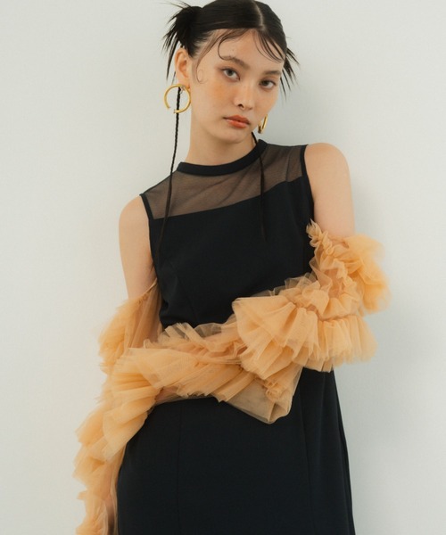ANDRESD ドレス ディタッチドスリーブドレス / detached sleeve dress