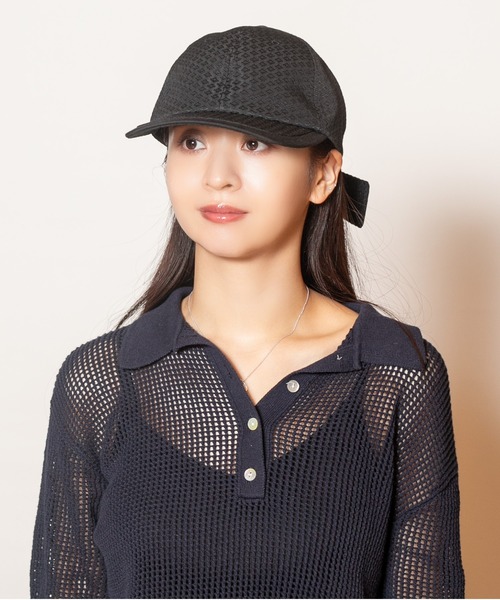 CA4LA リボン　帽子 キャップ PALLER CAP JQ 黒　ブラック PALLER CAP JQ(ONESIZE BLACK): キャップ｜帽子通販｜CA4LA