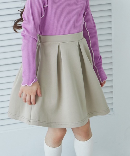 pairmanon（ペアマノン） スカート ダイバー素材 フレアスカート