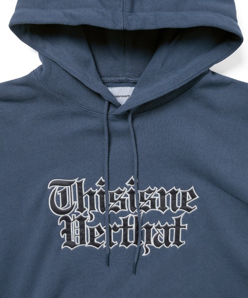 thisisneverthat パーカー Old English Logo Hoodie メンズ