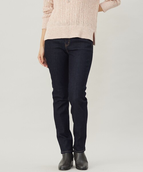 パンツ 「洗える」BASIC STRETCH DENIM スキニー パンツ レディースの画像